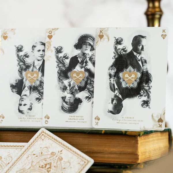 The Crossed Keys Society Playing Cards - Deck 01 - WHITE EDITION