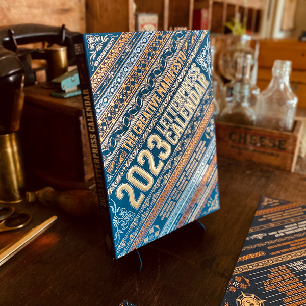 2023 LETTERPRESS CALENDAR - Copper edition