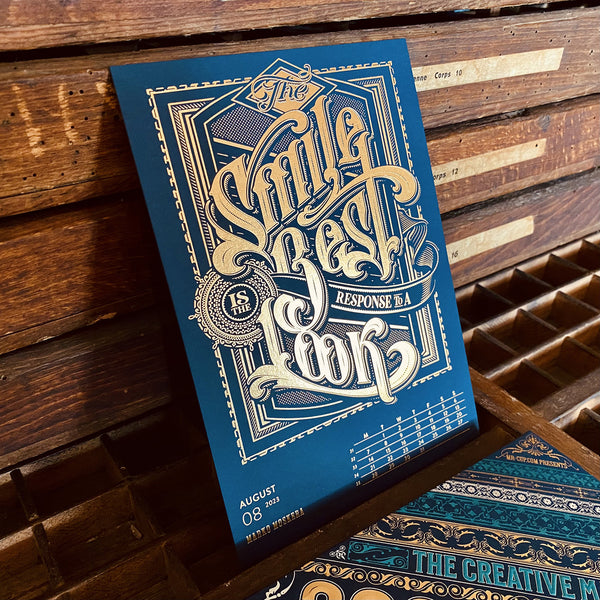 2023 letterpress calendar Artist's proof 08