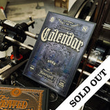 2025 LETTERPRESS CALENDAR - DEEP DARK COLLECTOR edition
