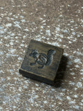 Antique Square Seal – Squirrel Motif - IND 9