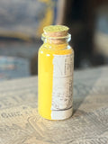 Apothecary bottle filled with yellow pigment PJ30