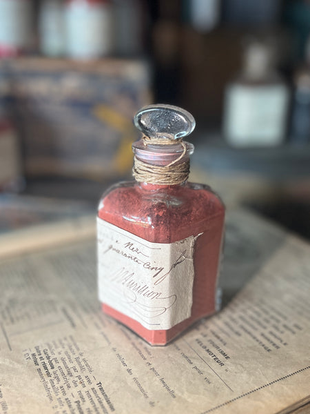 Apothecary bottle-earthy pink pigment-P.rose3