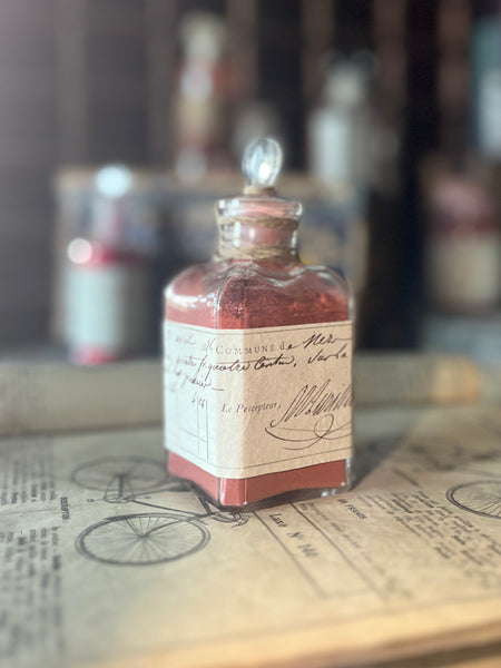 Apothecary bottle-earthy pink tones pigment-P.rose4