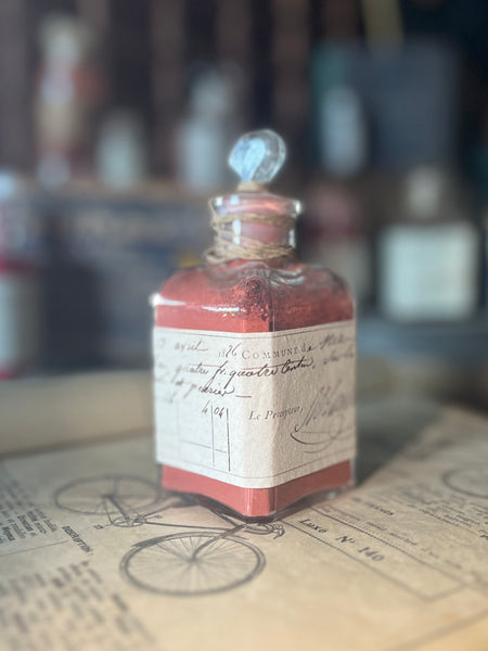 Apothecary bottle-earthy pink tones pigment-P.rose4