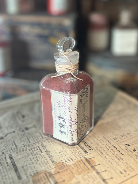 Apothecary bottle-earthy pink pigment-P.rose5-193