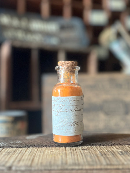 Apothecary bottle-orange pigment-P.OR-1818