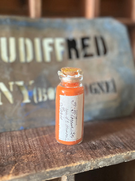 Apothecary bottle-orange pigment-P.OR-F10