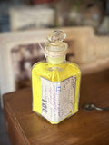 BRIGHT YELLOW pigment Apothecary bottle - PJ23