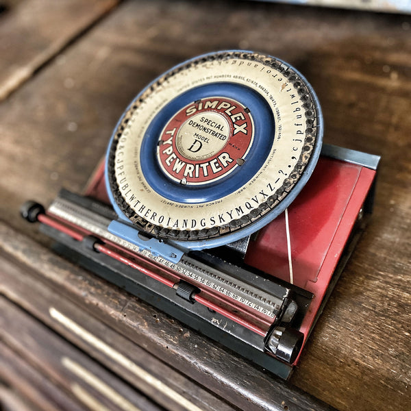 Simplex Typewritter machine - 03