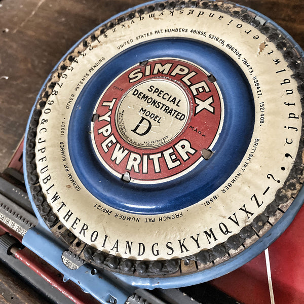 Simplex Typewritter machine - 03