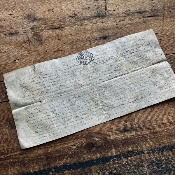 1688 Notarial French parchment (0711-01)