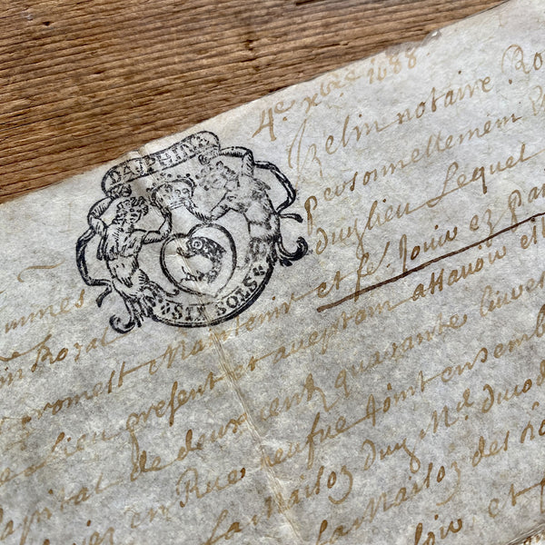 1688 Notarial French parchment (0711-01)