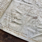 1704 Notarial French parchment (0711-02)