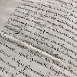 1664 Notarial French parchment (0711-03)