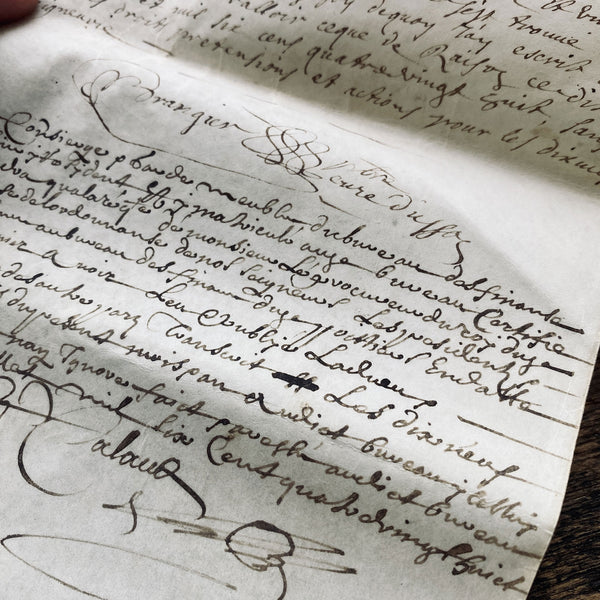 1688 Notarial French parchment (0711-05)