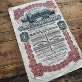 Brazil Railway Company Share Certificate - 1912