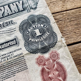 Brazil Railway Company Share Certificate - 1912