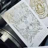 2026 LETTERPRESS CALENDAR - LIGHT & DARK