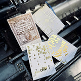 2026 LETTERPRESS CALENDAR - LIGHT & DARK