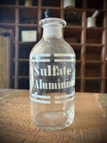Three antique blown-glass pharmacy bottles, 19th early 20th centuries. LOT N°1