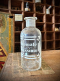 Three antique blown-glass pharmacy bottles, 19th early 20th centuries. LOT N°2