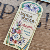 4 Late 1800's GIRAUD French Perfume Labels (0326-G4)