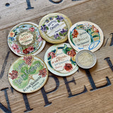 5 Late 1800's GIRAUD French Perfume Labels (0326-G5)