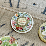 5 Late 1800's GIRAUD French Perfume Labels (0326-G5)