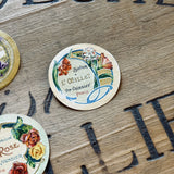 5 Late 1800's GIRAUD French Perfume Labels (0326-G5)