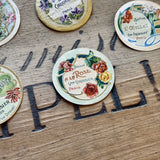5 Late 1800's GIRAUD French Perfume Labels (0326-G5)