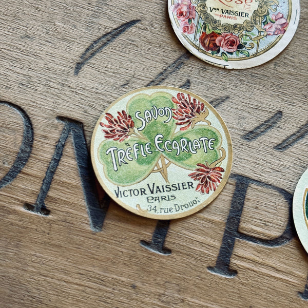 5 Late 1800's GIRAUD French Perfume Labels (0326-G5)