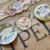 4 Late 1800's GIRAUD French Perfume Labels (0326-G7)