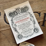 5 Late 1800's GIRAUD French Perfume Labels (0326-G13)