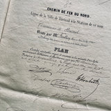 1874's french papers train land sale