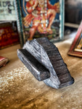 Traditional Indian Carved Wooden Block Print Stamp – Floral Motif - IND 40