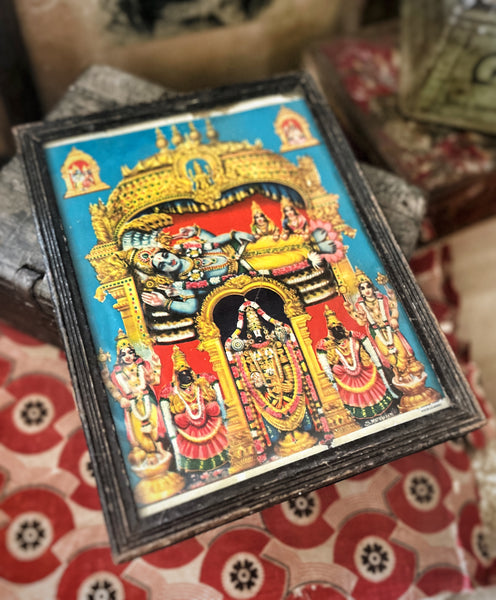 Vishnu Antique Indian frame - IND 57