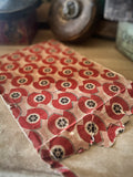 Antique Indian Merchant Ledger with Block-Printed Floral Cover  - IND 60
