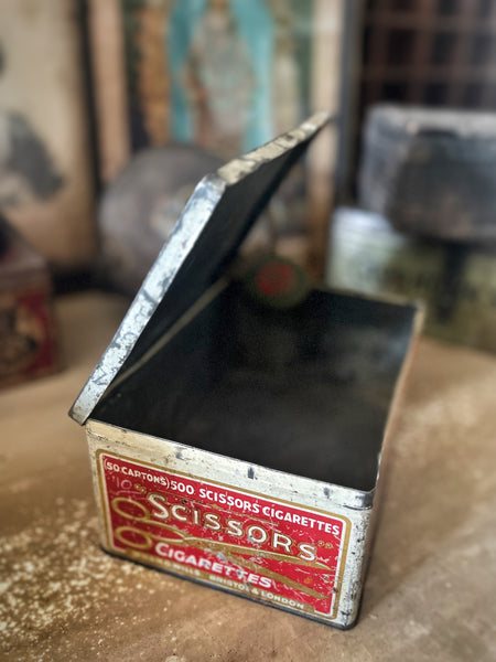 Indian "Scissors" Cigarette Tin - IND 59