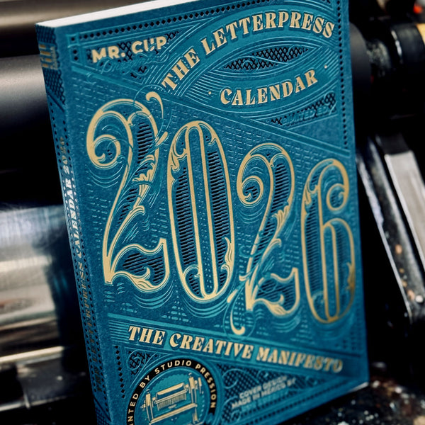 2026 LETTERPRESS CALENDAR - LIGHT - Collector ABYSS Edition