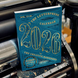 2026 LETTERPRESS CALENDAR - LIGHT - Collector ABYSS Edition