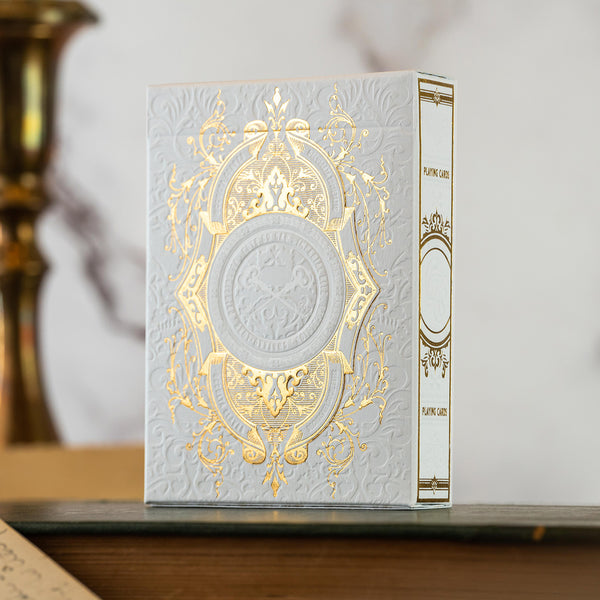 The Crossed Keys Society Playing Cards - Deck 01 - WHITE EDITION