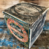 Very large Huntley & Palmers original Metal tin with paper