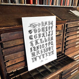 ALPHABET large art print