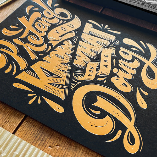 2022 letterpress calendar Artist's proof 03