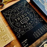 2022 letterpress calendar Artist's proof 11
