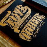 2022 letterpress calendar Artist's proof 12