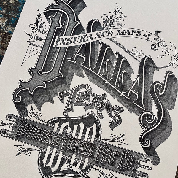 DALLAS small art print