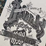 DALLAS art print & Alphabet Cities book