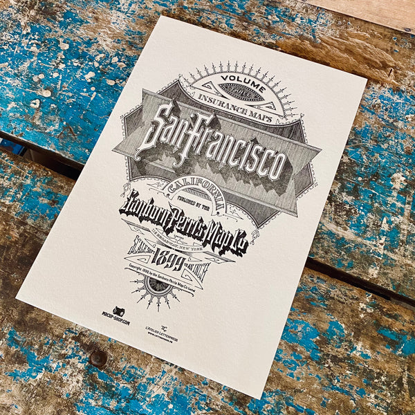 SAN FRANCISCO art print & Alphabet Cities book